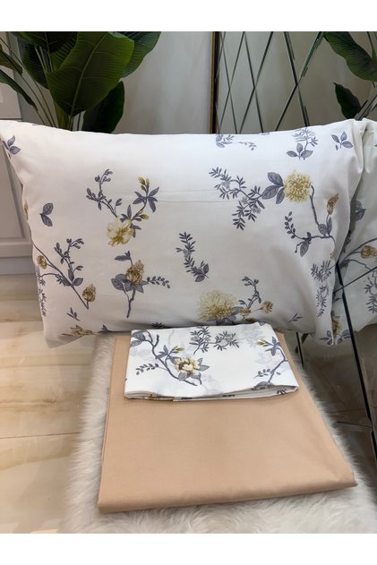 Double Bed Sheet and Pillowcase Set Without Elastic