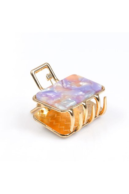 Cleste de par multicolor cu aspect marmorat