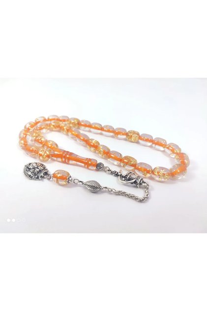 Şevket Alkan Masterpiece Edible Gold Particles Fire-I Amber