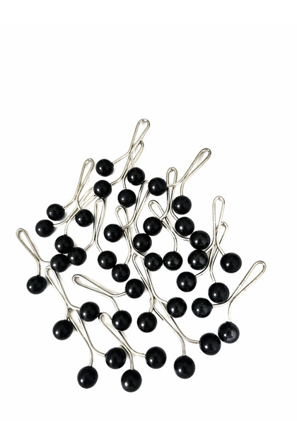 Scarf, Turban, Shawl, Clip 20 Pieces Black Hijab Scarf and Shawl Clips - Pearl Design