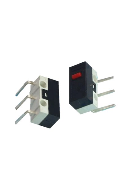 Microswitch fără lamelă, 2 A, 125 V, pini la 90°