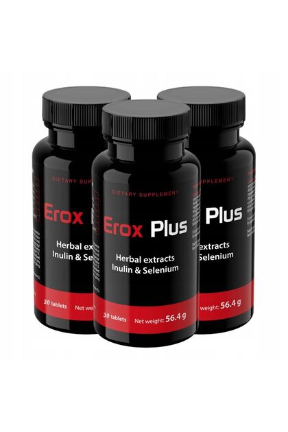 3x EROX PLUS - supliment alimentar 30 capsule