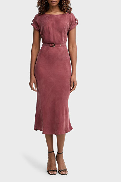 knee length dresses for ladies GUESS Striped Bodycon Midi Dress MSRP $128