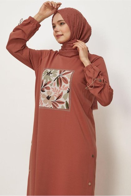 Stone Printed Track Suit Dress 45635