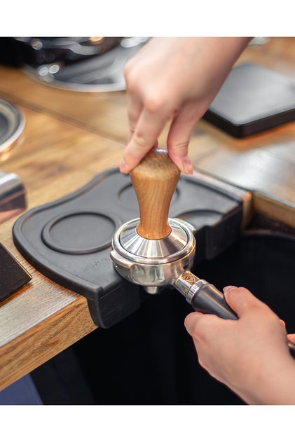 Tamper 58 mm ve Tamper Matı Seti