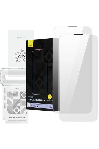 Σκληρυμένο Γυαλί Corning για iPhone 14 Pro με ενσωματωμένο φίλτρο σκόνης