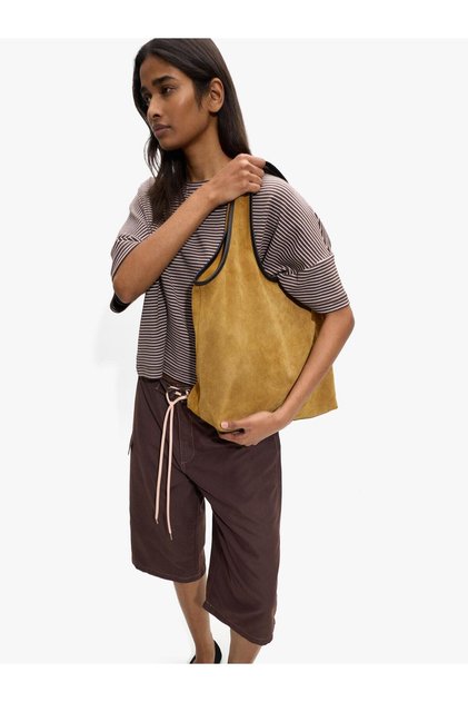 Kadın Deri Shopper Çanta