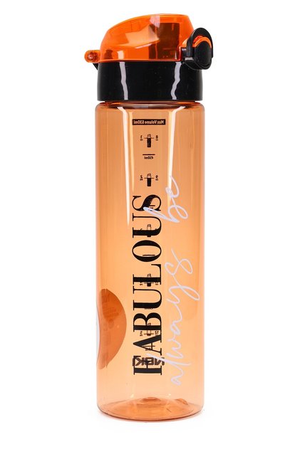 Water Bottle Tritan Wide Mouth Water Bottle Fabulous Sports Bottle Water Bottle Bpa-Free 630 ml Orange 0102