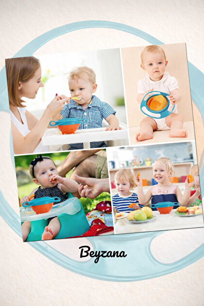 BEYZANA Pembe Dökülmeyen Mama Kabı | Bebek Çocuk Dökülmeyn Tabak