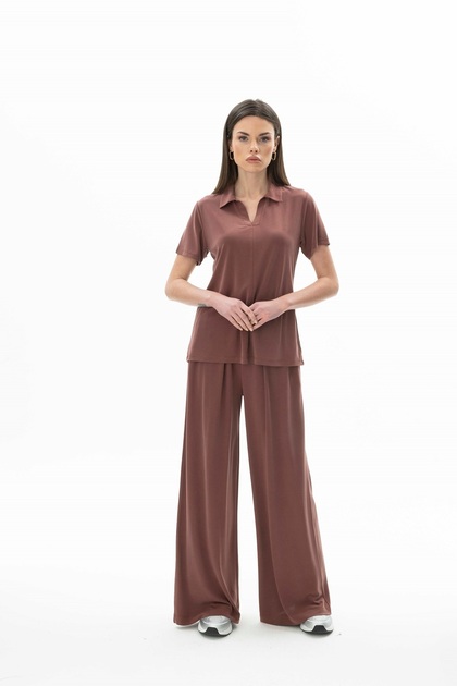 21612 Women's Loose-Leg Pants Suit