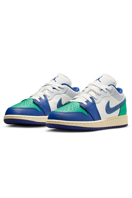 Nike Air Jordan 1 Low(GS) Leather Sneaker Hakiki Deri Günlük Spor