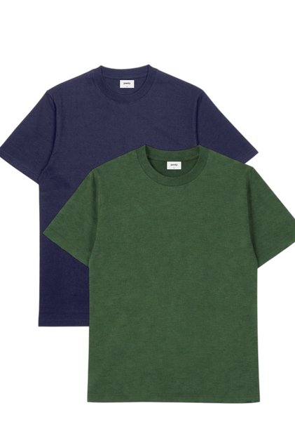 2-Pack Oversize Basic Crew Neck T-Shirt