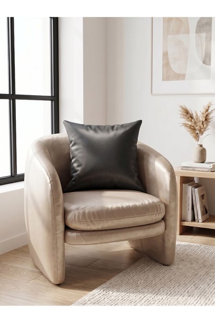Premium Special Series Satin Woven Cushion Cover-Anthracite