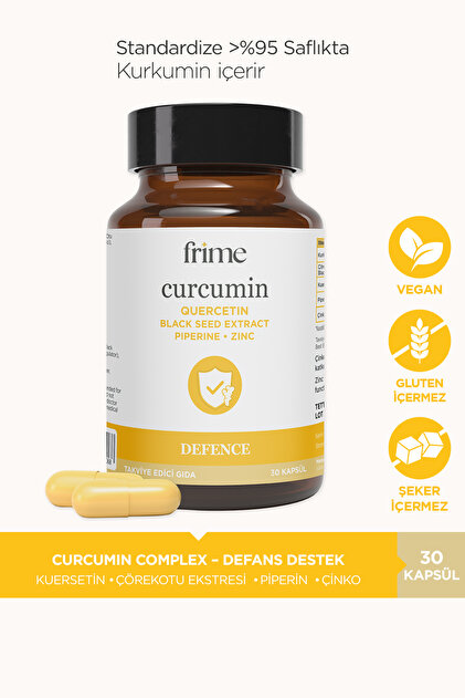 Curcumin Defence Complex | Günlük Savunma ve Direnç Desteği | 30 Bitkisel Kapsül