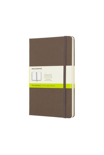 Classic Yumuşak Kapak Çizgisiz Defter 13x21 Toprak Kahve