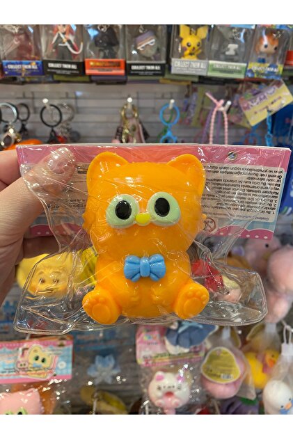 スクイーズ ぷく Sakura Konsept Butik Kawaii Kedili Sukuşi Sevimli Sıktırma