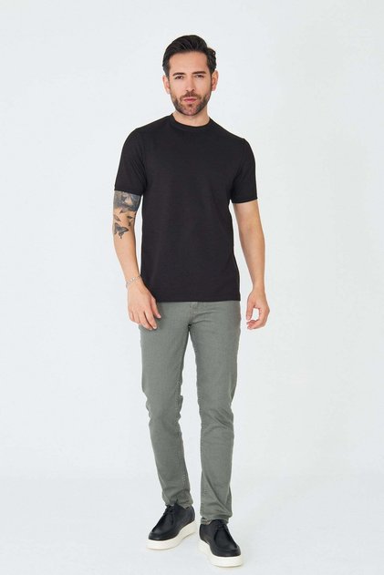 Green Men's Sport Gabardine Trousers