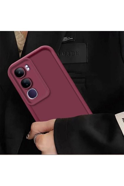 Vivo V40 Lite Kılıf Uyumlu Silikon Kılıf – Kamera Korumalı, Yumuşak Premium Kapak