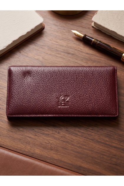Louvre Magnetic Genuine Leather Wallet with Phone Compartment and Hand Grip, Phone Holder, Father's Day Gift