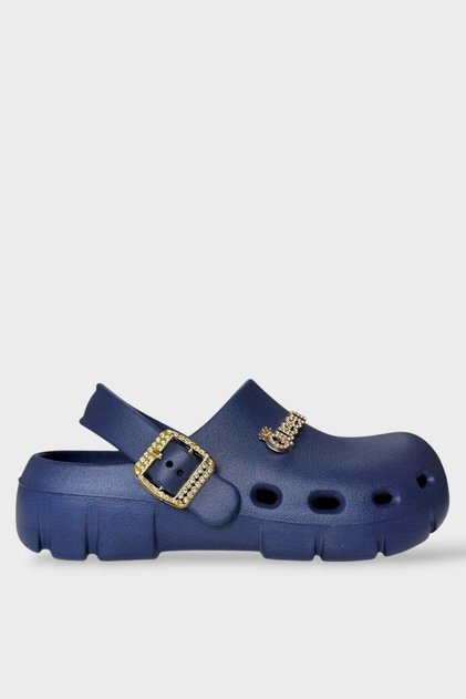 Comfort Stylish Medical Nurse Sabo Slippers Dark Blue