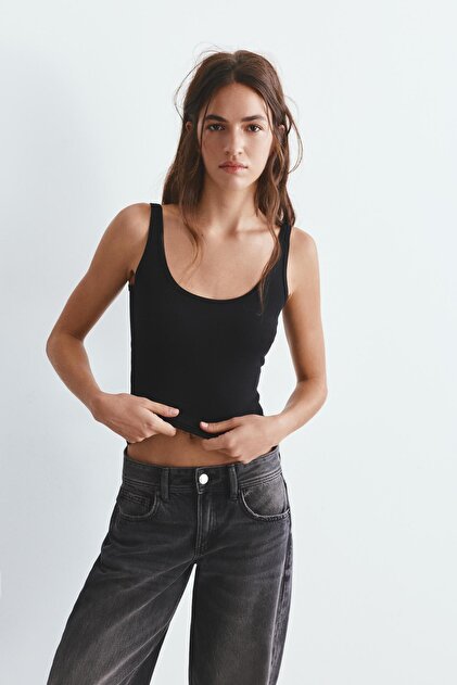 新品未使用BLACKBIRD / tanktop oatmeal1 Pull & Bear Modal askılı tank top - Fiyatı, Yorumları