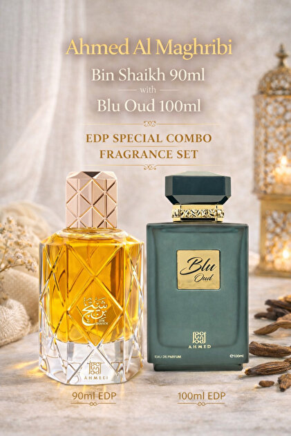 Bin Shaikh 90ml & Blu Oud 100ml Eau De Parfum – Special Combo Fragrance Set for Men & Women