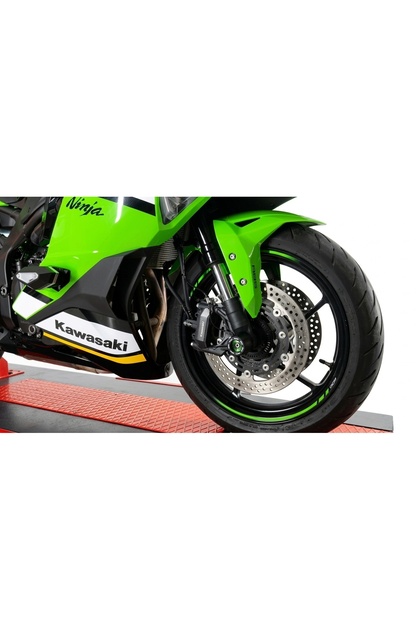 Dmk Motosiklet Aksesuar Kawasaki ZX4RR Uyumlu Ön Aks Koruma Takozu