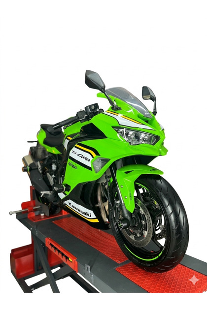 Dmk Motosiklet Aksesuar Kawasaki ZX4RR Uyumlu Ön Aks Koruma Takozu