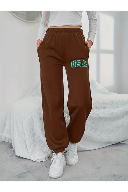 LOS ANGELES PRINTED TRACKSUIT BOTTOM