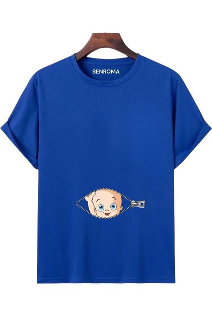 Printed Loose Fit Maternity T-Shirt