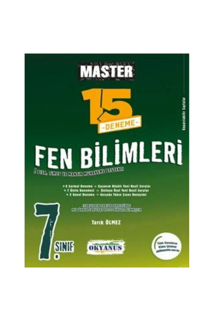 Okyanus Yayınları 7. Sınıf Master 15 Matematik Denemesi - Fiyatı