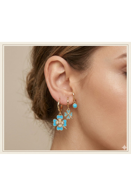 Triple Earrings