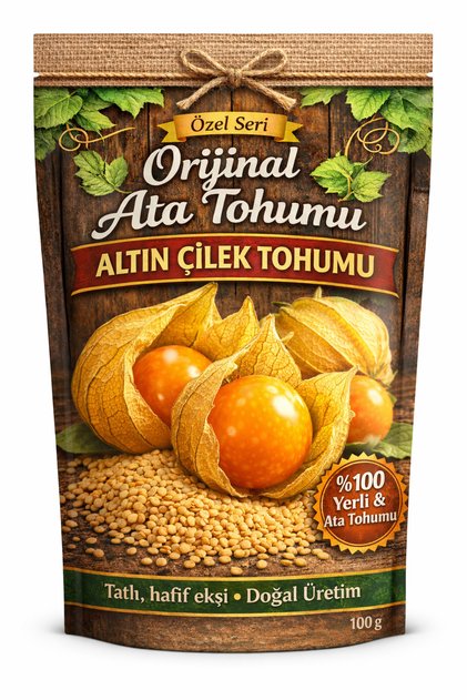 Altın Çilek Tohumu 75 Adet Hızlı Çimlenme