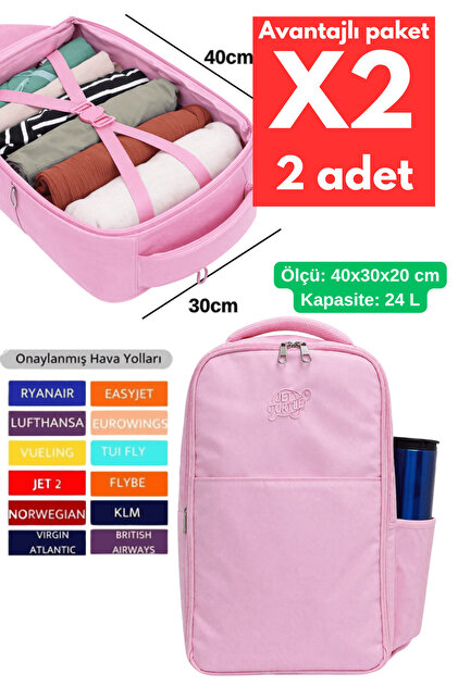 Jet Turtle Seyahat Sırt Çantası 40cm 40x30x20 cm Pegasus, Wizz Air