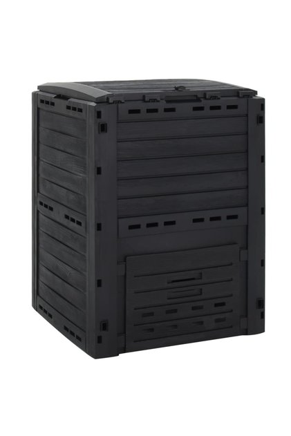 Garden Composter Black 280 L Polypropylene
