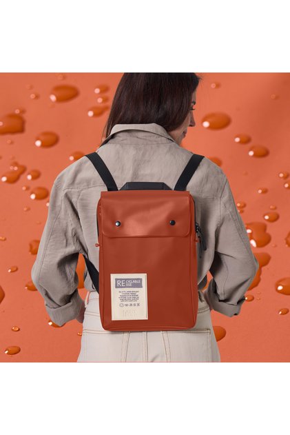 Orange Colored Backpack