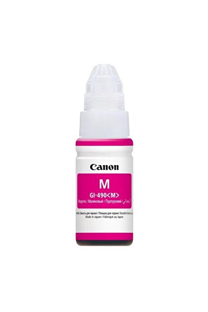 Canon GI-490M Magenta Kırmızı Şişe Mürekkep G1411-2411-3411-4411