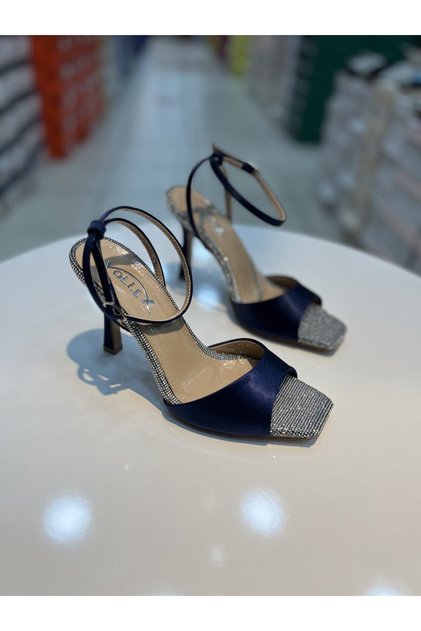 Vollex Stone Thin Heel Women's Single Strap Evening Dress Shoes