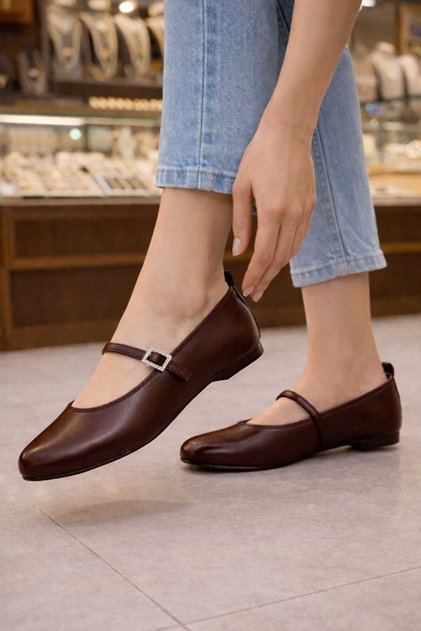 Women's Ballerina Ballerina Belted Lightweight Comfortable Stylish Business Office Casual Shoes