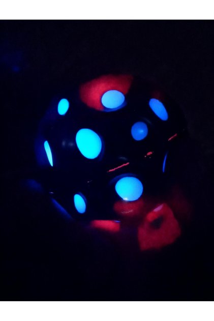 Toysvetoys, ithal ışıklı aşırı zıplayan ay topu , bouncy ball, rastgele renk, 1 adet