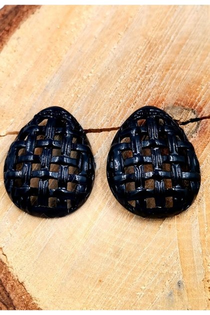 Black Color Style Earrings