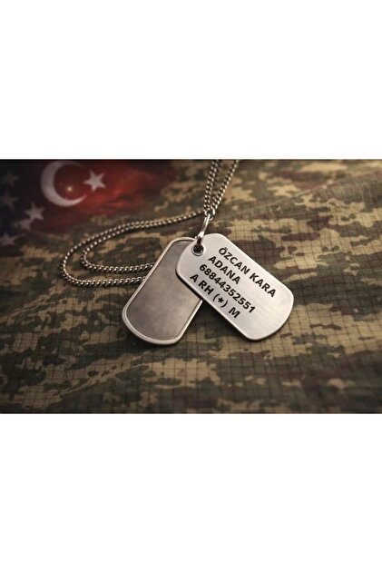 Asker Künyesi Lazer Kazıma 0001