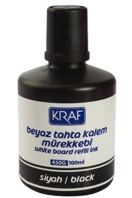 450g Beyaz Tahta Kalem Mürekkebi Siyah 100ml.