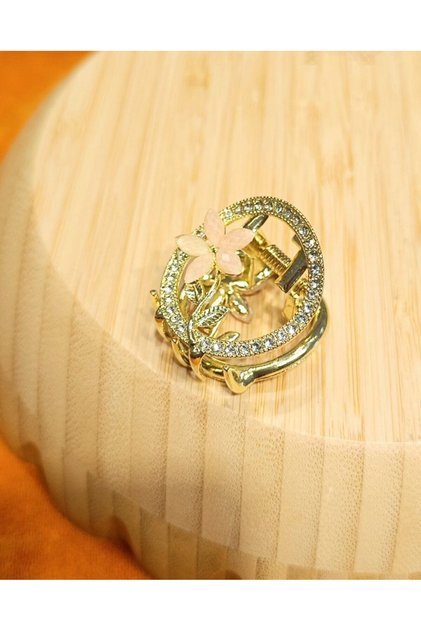 Luxurious Flashy Glitter Metal Pinch Buckle