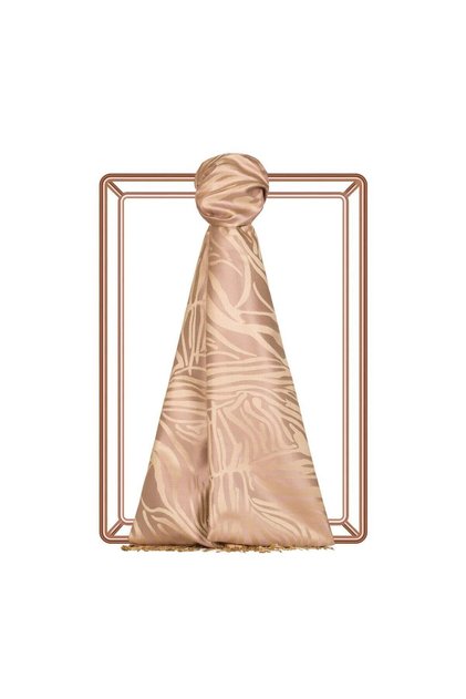 Jacquard Silk Shawl - Zebra Pattern - Foundation