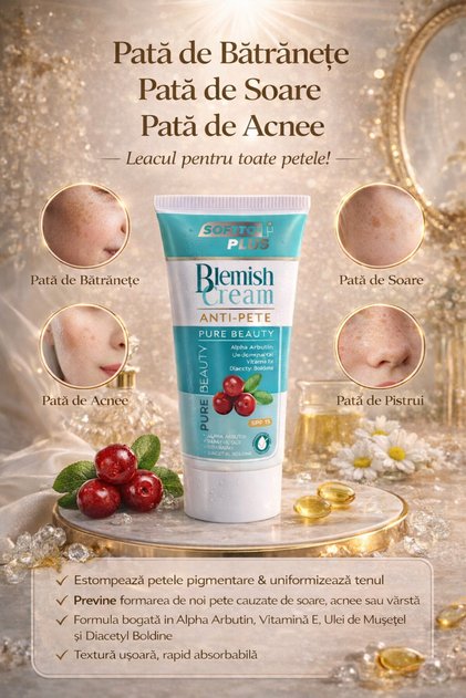 Cremă Anti-Pete – Acnee, Soare, Vârstă și Pistrui