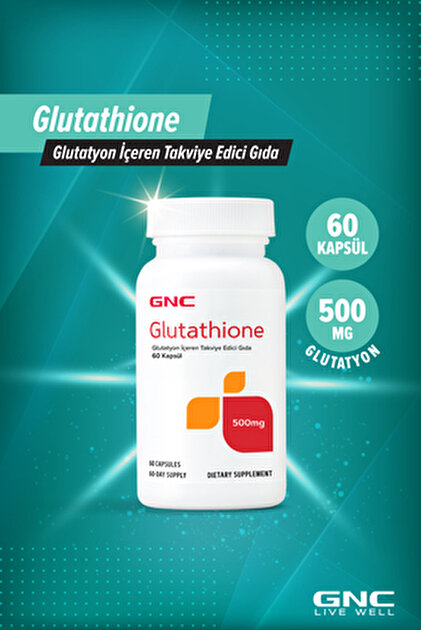 gnc glutathione tablets GNC Glutathione 500mg, 60 Capsules, Supports Immune Health(EXP:06/2027) main image 0