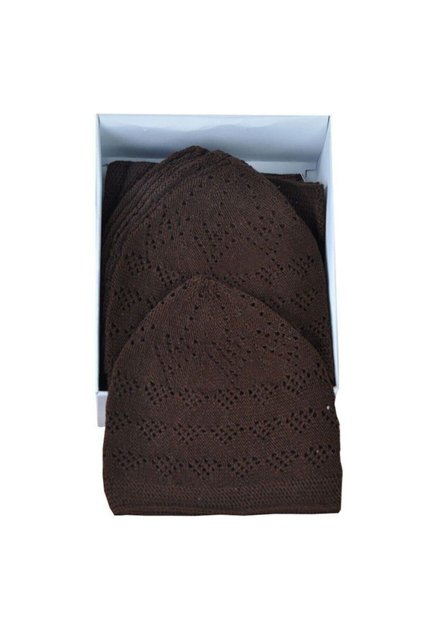 طوق صلاة بني غامق (12 قطعة)