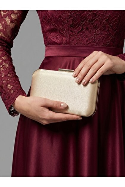 Bianta Skin Nude Color Glitter Satin Women's Evening Dress Bag Wedding  Engagement Graduation- Trendyol