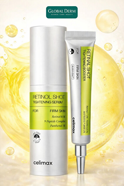 Celimax 2'li Set - Retinal Shot Tightening Booster 15 ml / Retinol